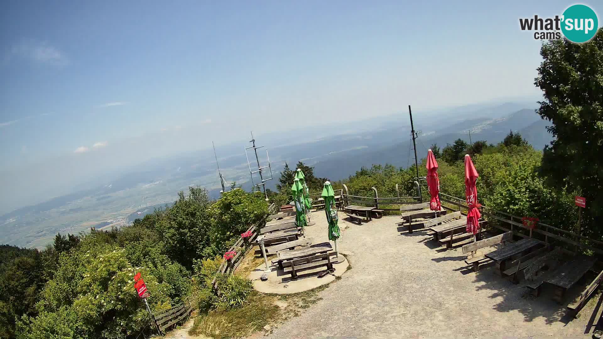 webcam Baita Krim vicino Ljubljana – Slovenia – vista su Grosuplje