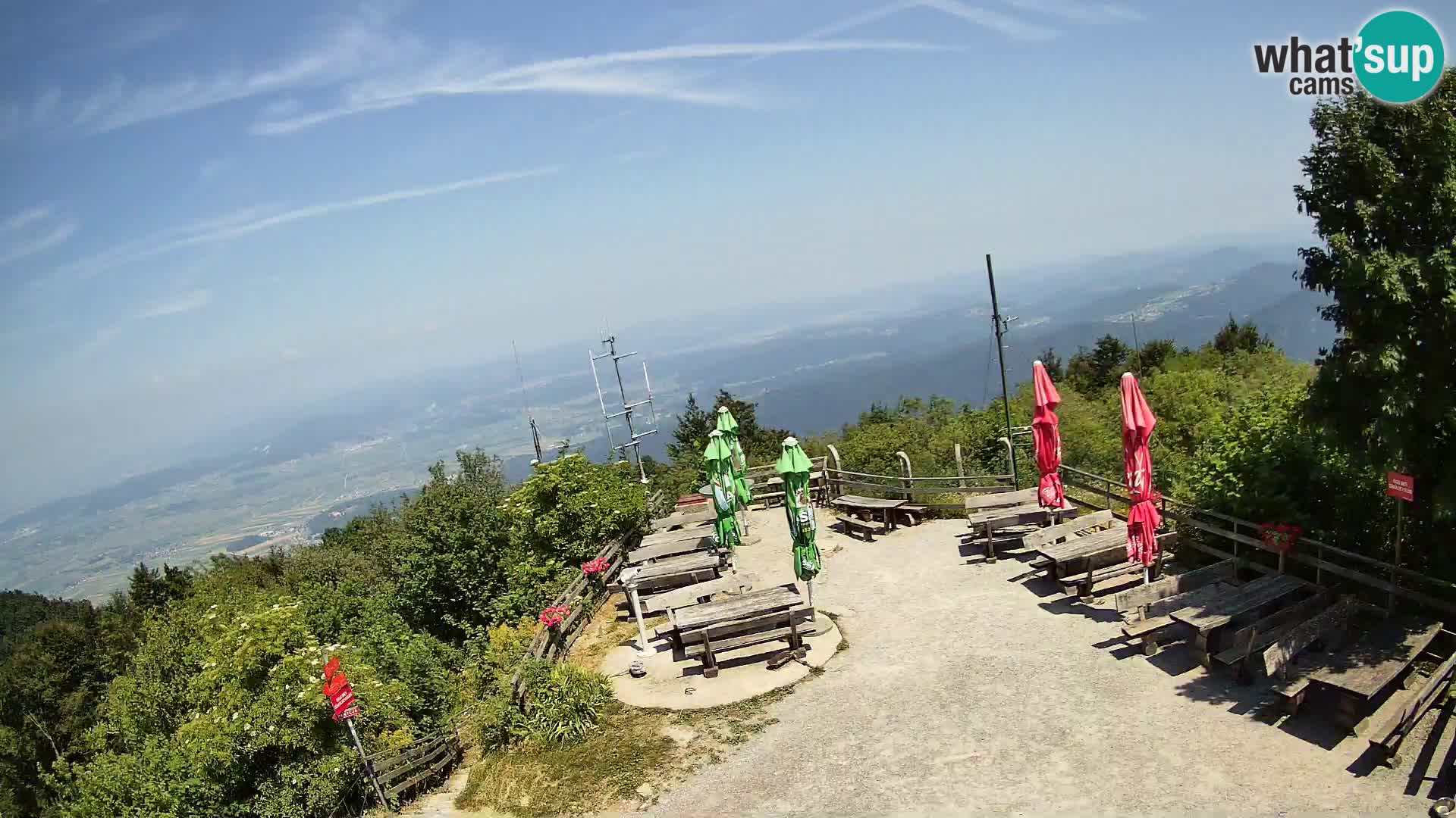 webcam Baita Krim vicino Ljubljana – Slovenia – vista su Grosuplje