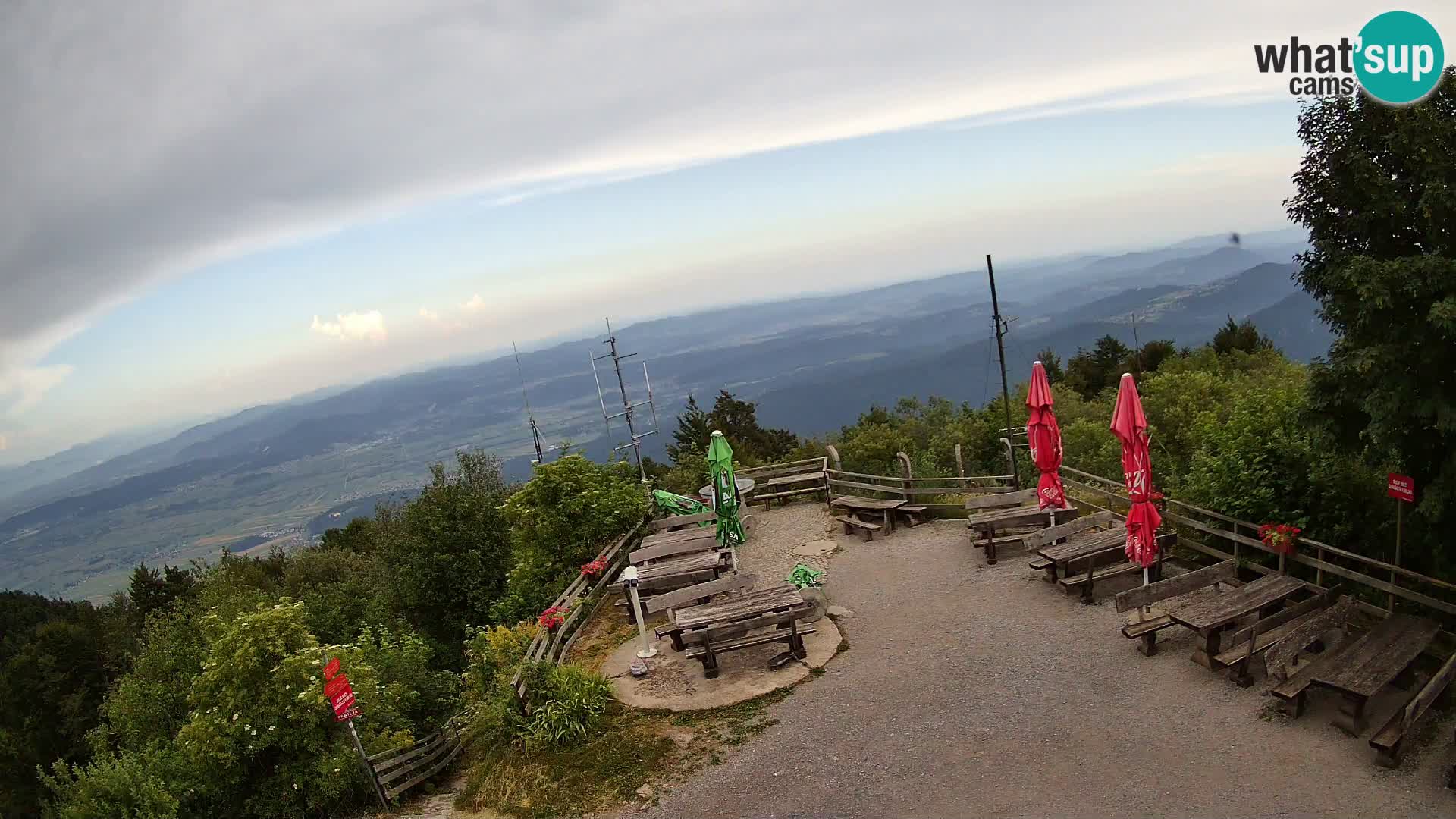 webcam Baita Krim vicino Ljubljana – Slovenia – vista su Grosuplje