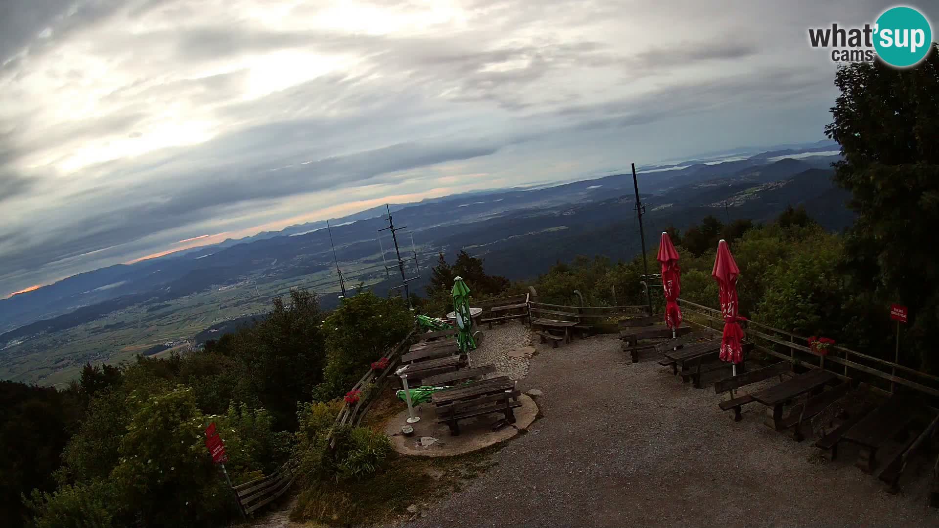 webcam Baita Krim vicino Ljubljana – Slovenia – vista su Grosuplje