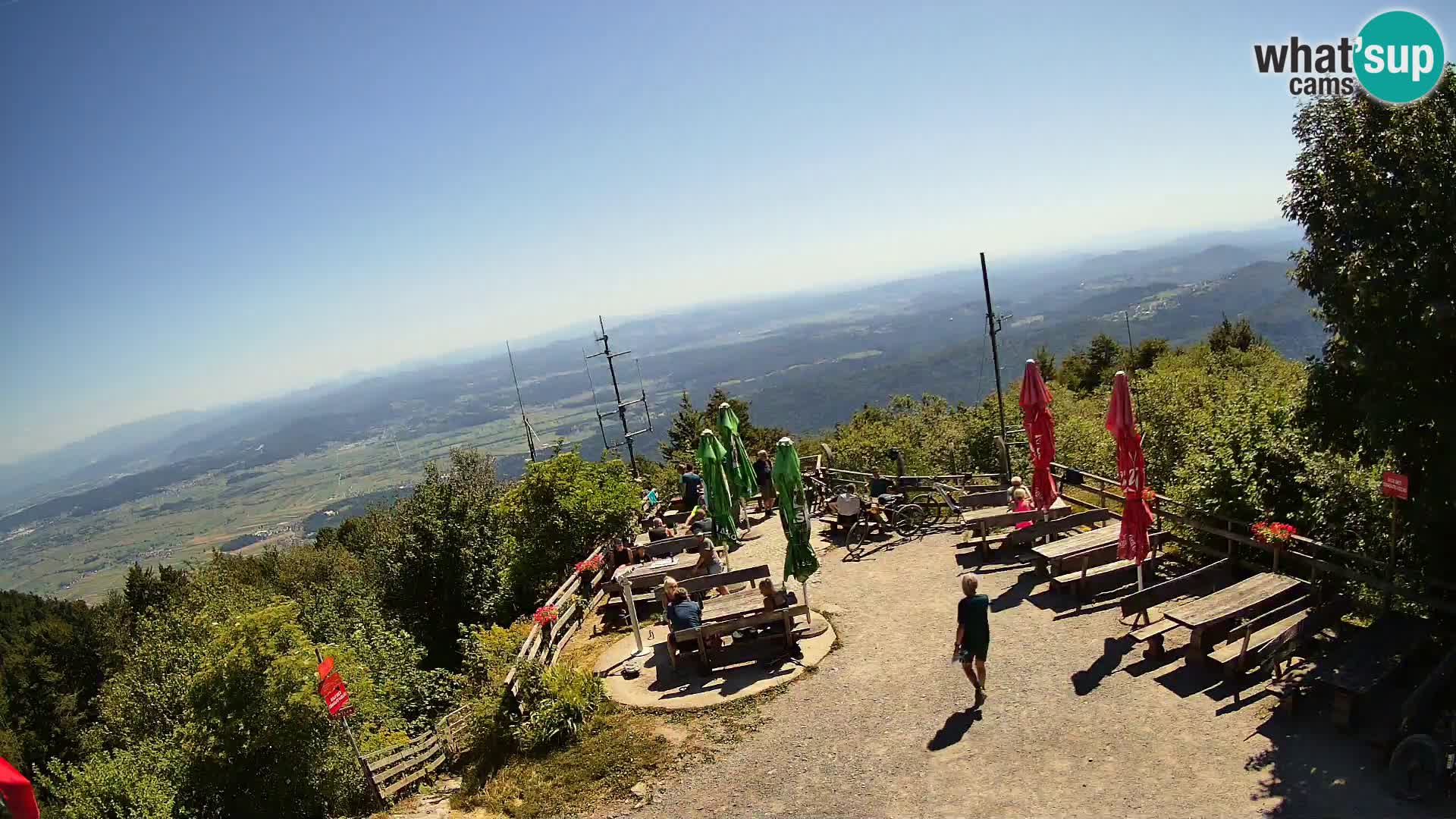 webcam Baita Krim vicino Ljubljana – Slovenia – vista su Grosuplje