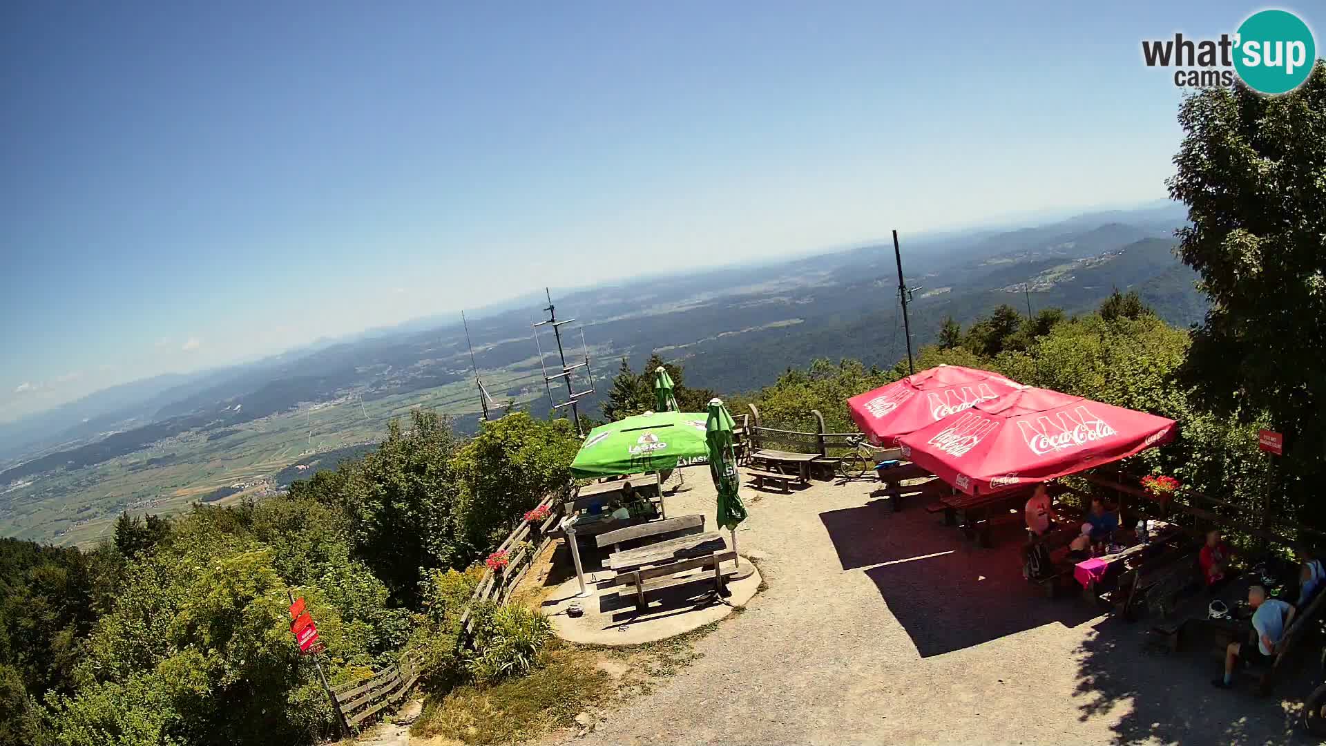 webcam Baita Krim vicino Ljubljana – Slovenia – vista su Grosuplje