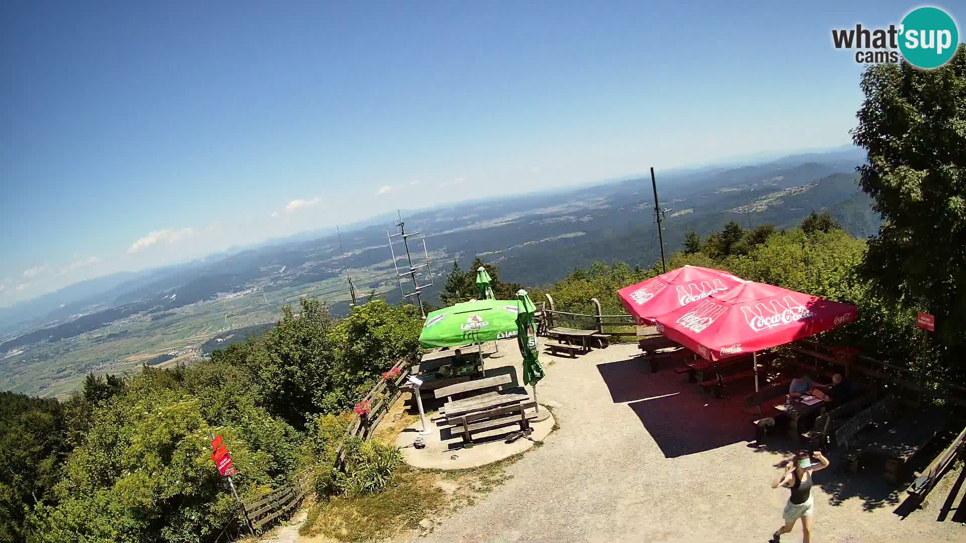 webcam Baita Krim vicino Ljubljana – Slovenia – vista su Grosuplje