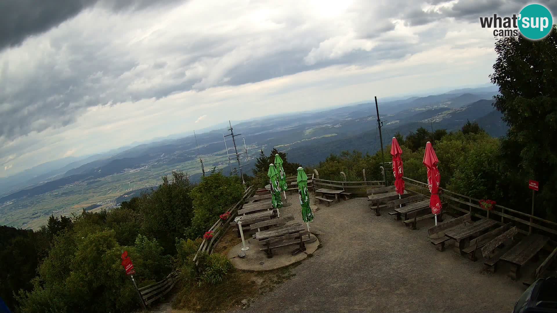 webcam Baita Krim vicino Ljubljana – Slovenia – vista su Grosuplje