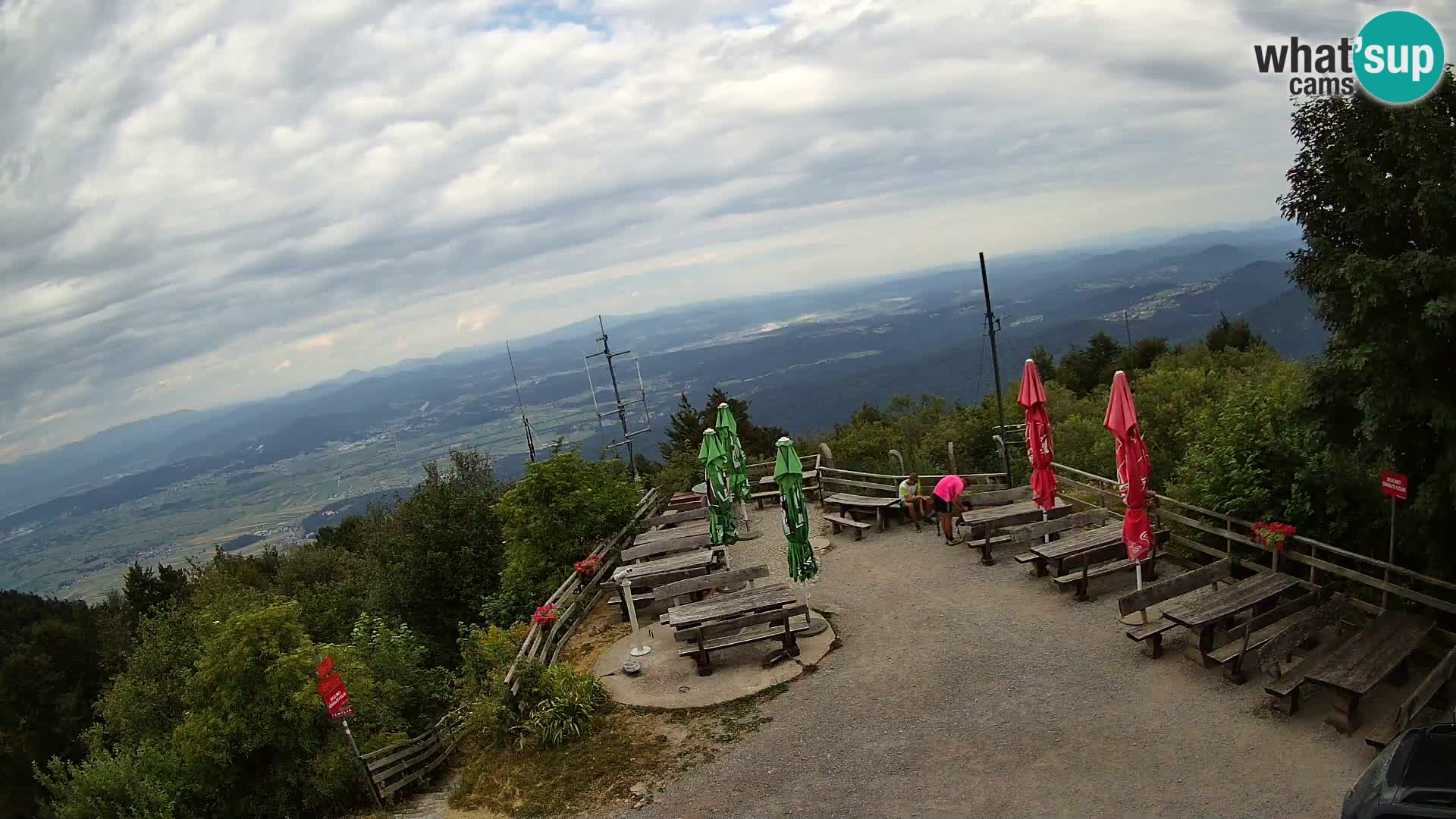 webcam Baita Krim vicino Ljubljana – Slovenia – vista su Grosuplje