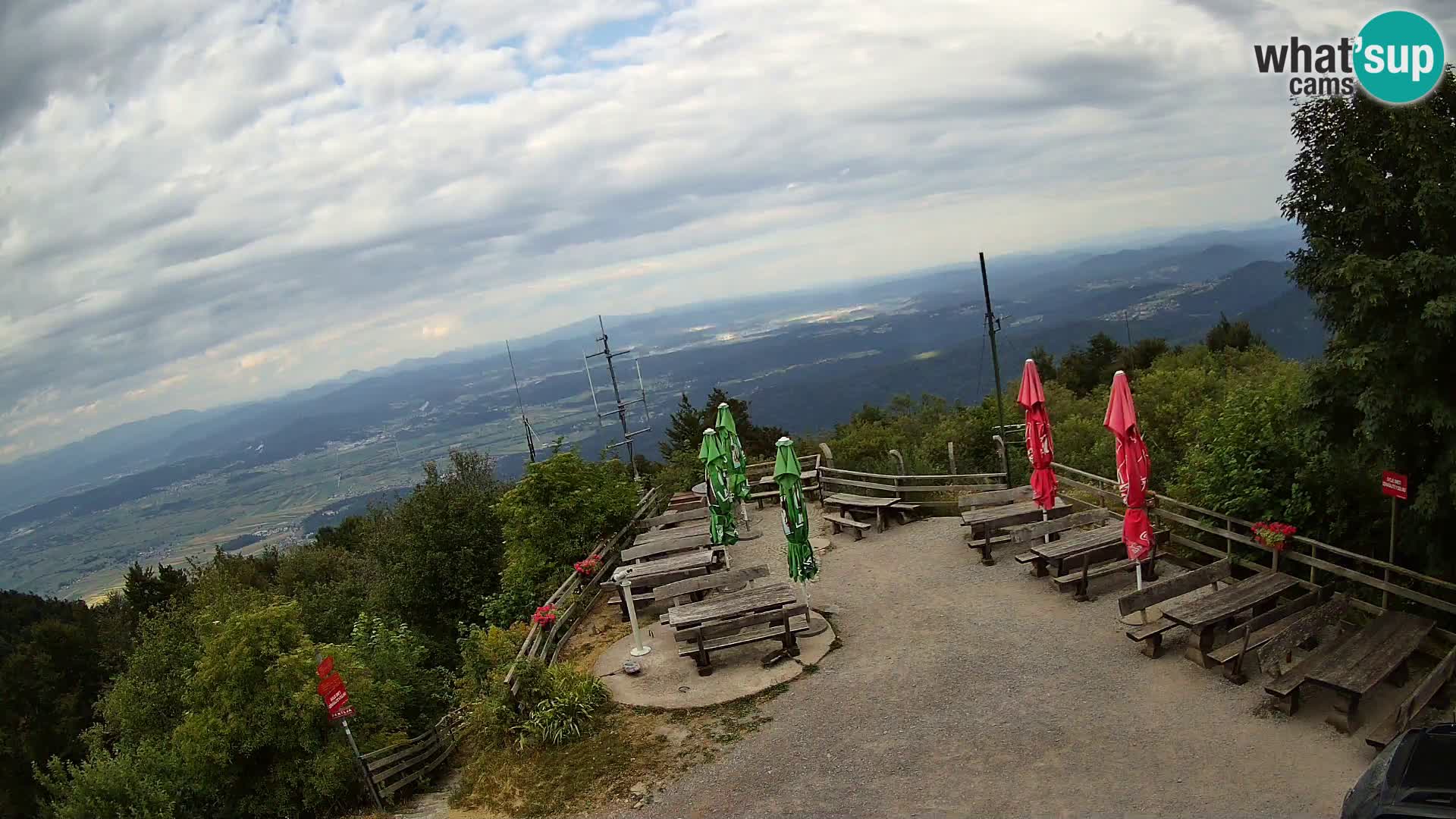 webcam Baita Krim vicino Ljubljana – Slovenia – vista su Grosuplje