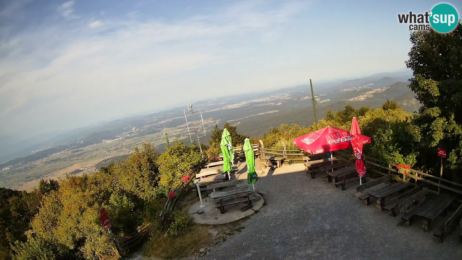 webcam Baita Krim vicino Ljubljana – Slovenia – vista su Grosuplje