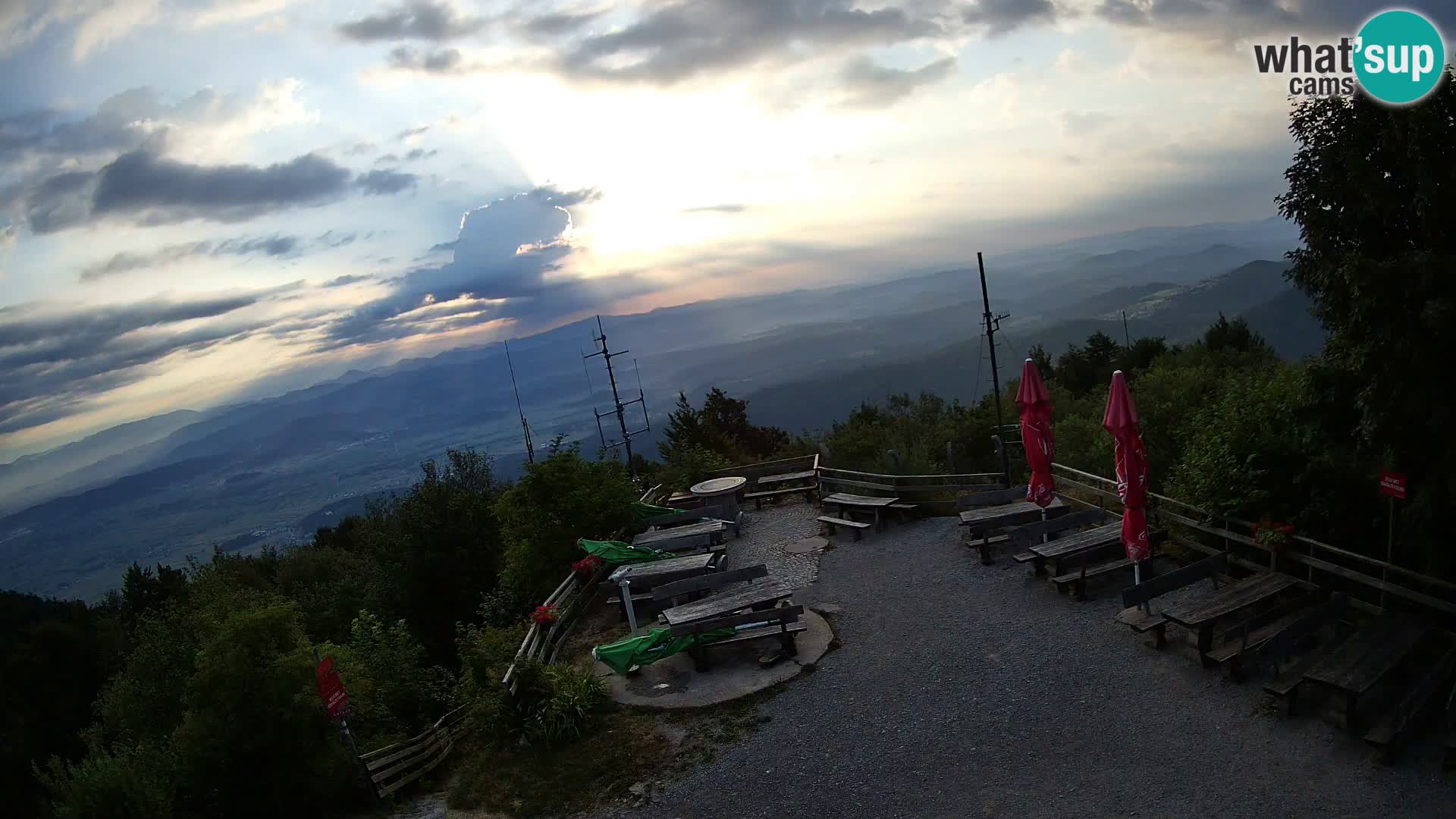 webcam Baita Krim vicino Ljubljana – Slovenia – vista su Grosuplje