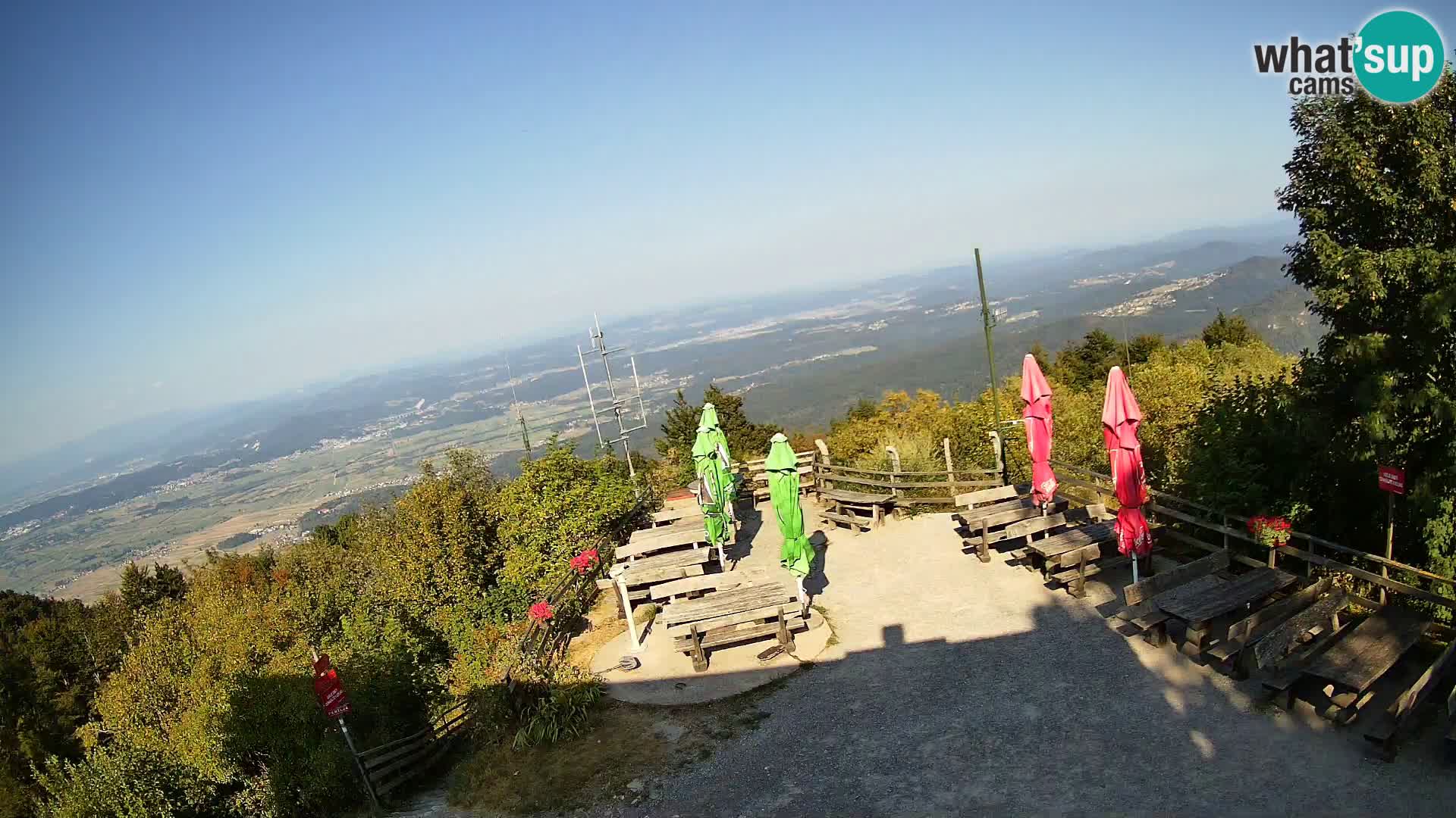 webcam Baita Krim vicino Ljubljana – Slovenia – vista su Grosuplje