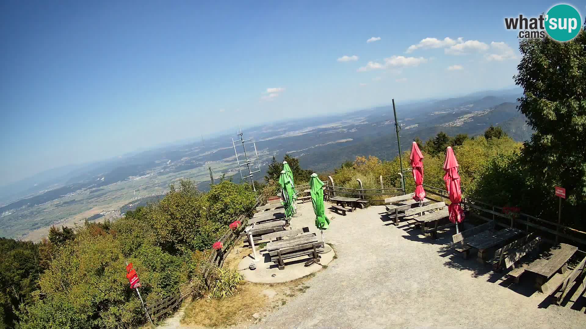 webcam Baita Krim vicino Ljubljana – Slovenia – vista su Grosuplje