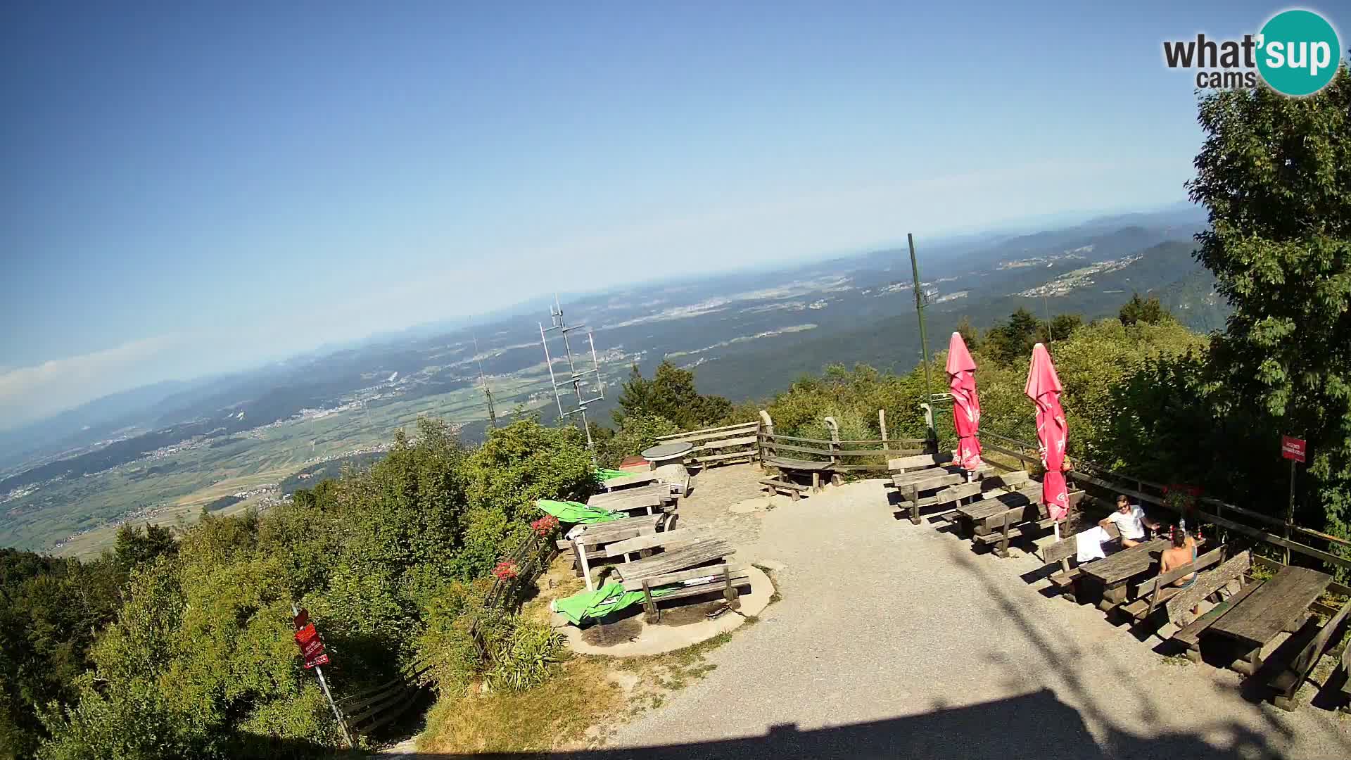 Spletna kamera Krim pri Ljubljani – pogled proti Grosuplju