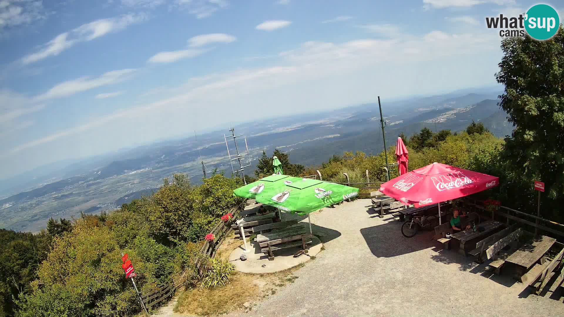 webcam Baita Krim vicino Ljubljana – Slovenia – vista su Grosuplje