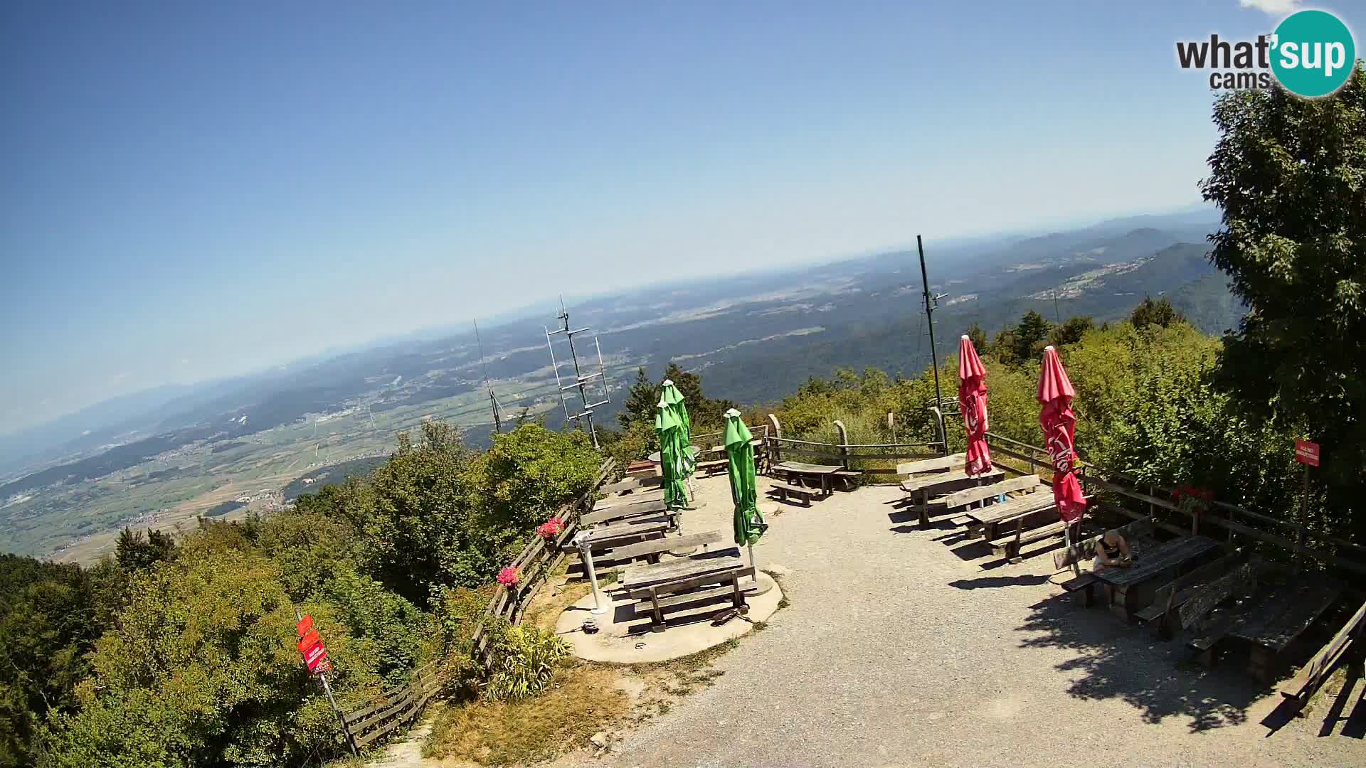 webcam Baita Krim vicino Ljubljana – Slovenia – vista su Grosuplje