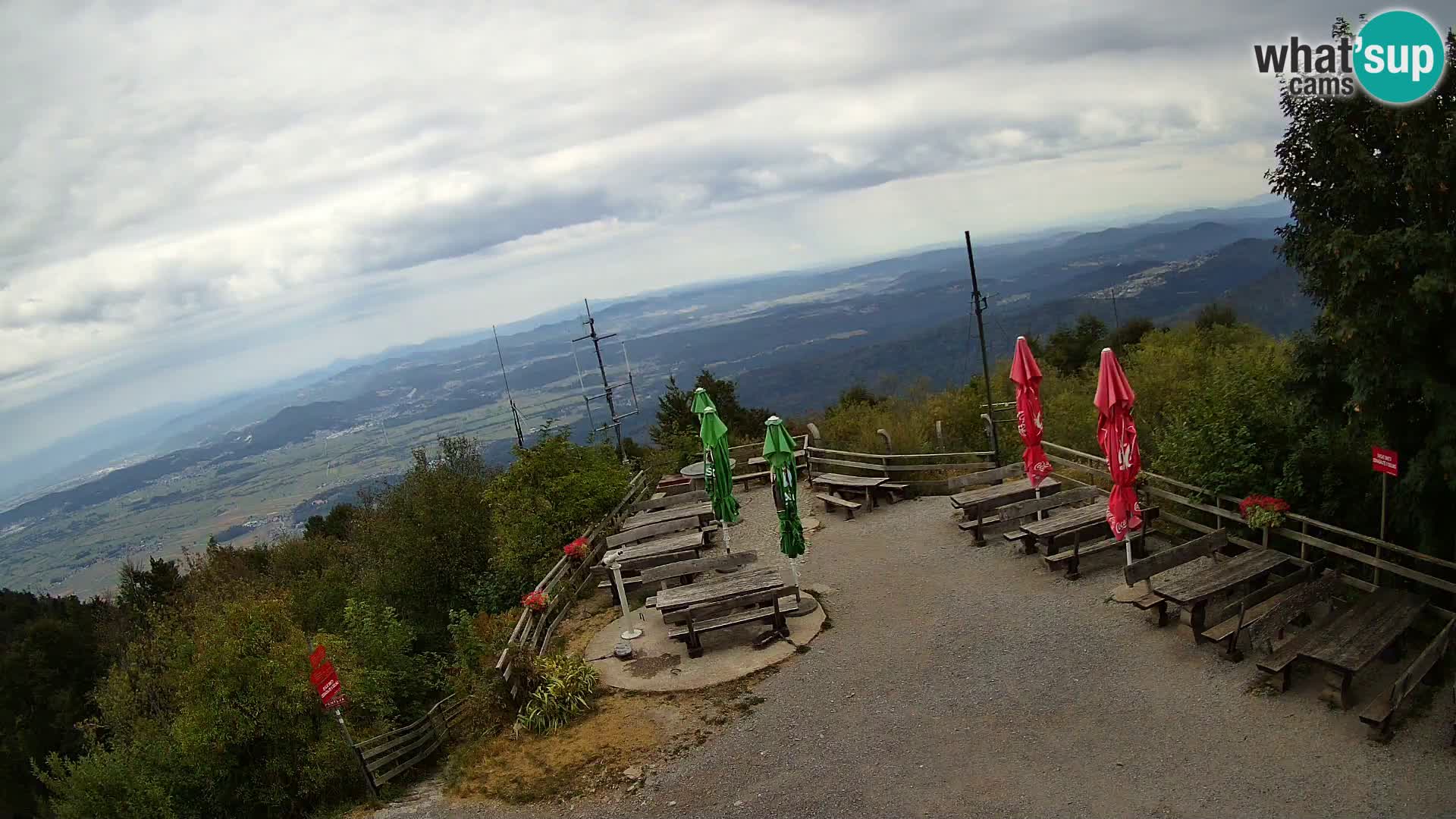 webcam Baita Krim vicino Ljubljana – Slovenia – vista su Grosuplje
