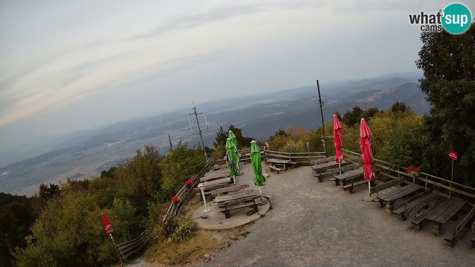 Spletna kamera Krim pri Ljubljani – pogled proti Grosuplju