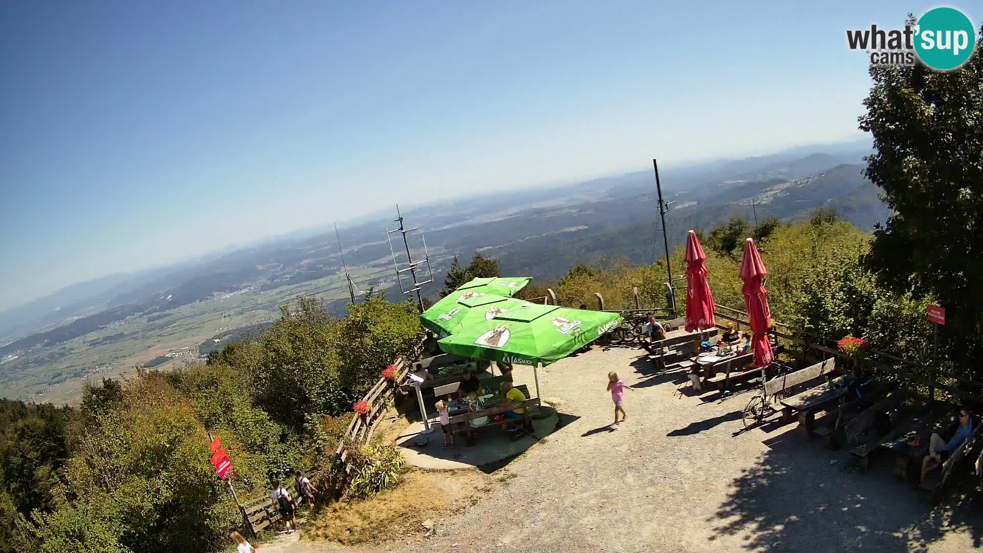 webcam Baita Krim vicino Ljubljana – Slovenia – vista su Grosuplje