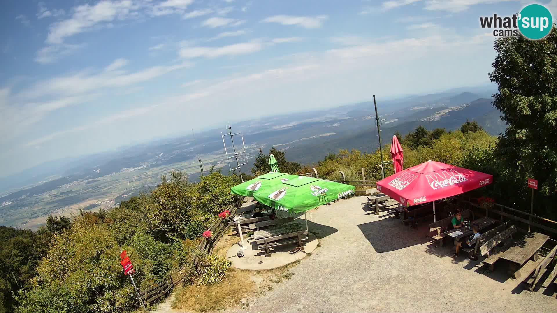 webcam Baita Krim vicino Ljubljana – Slovenia – vista su Grosuplje