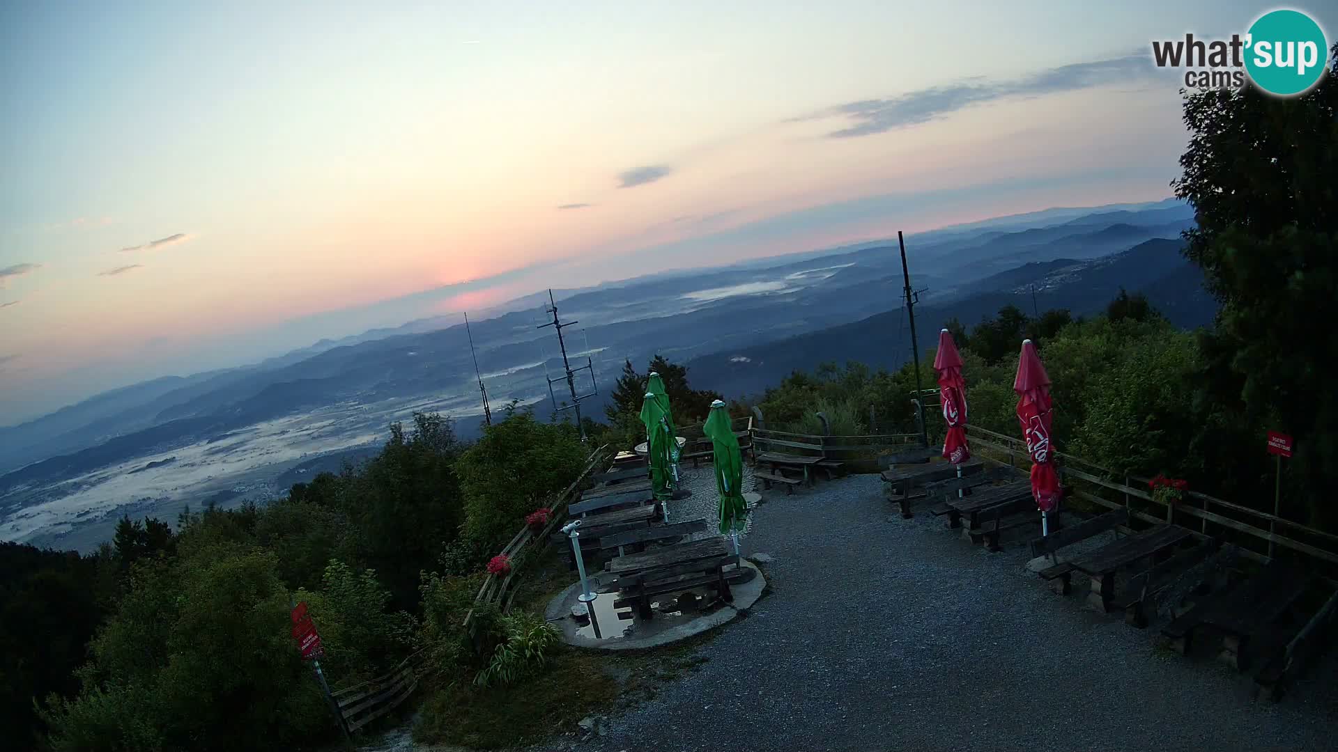 webcam Baita Krim vicino Ljubljana – Slovenia – vista su Grosuplje