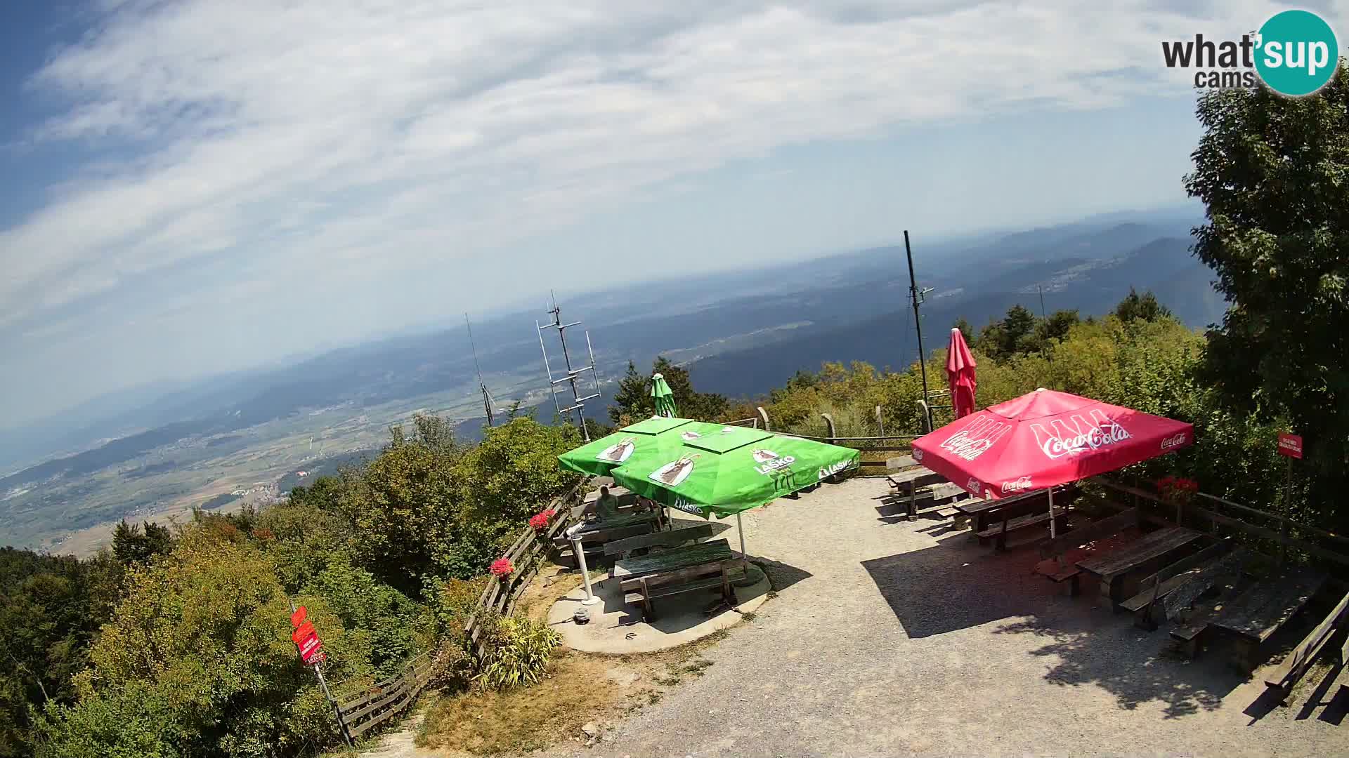 webcam Baita Krim vicino Ljubljana – Slovenia – vista su Grosuplje