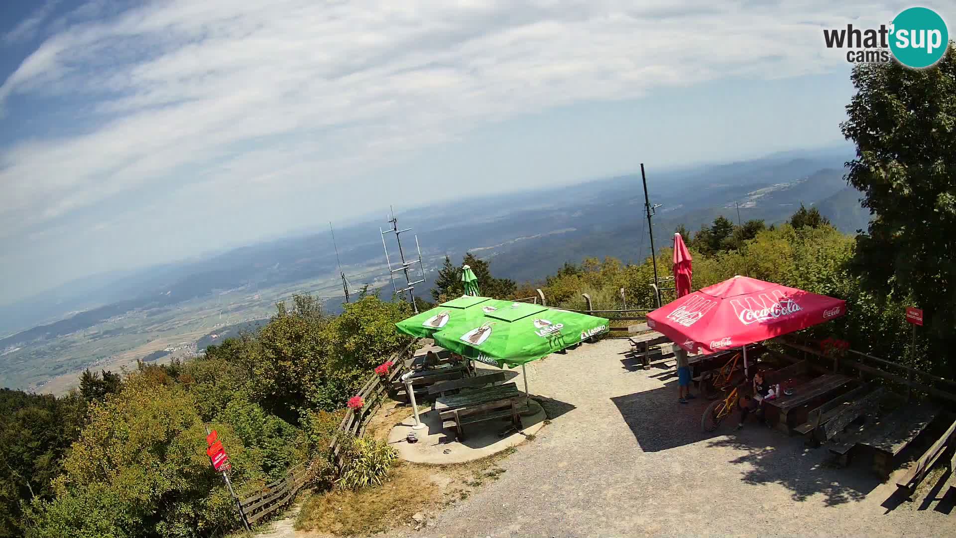webcam Baita Krim vicino Ljubljana – Slovenia – vista su Grosuplje