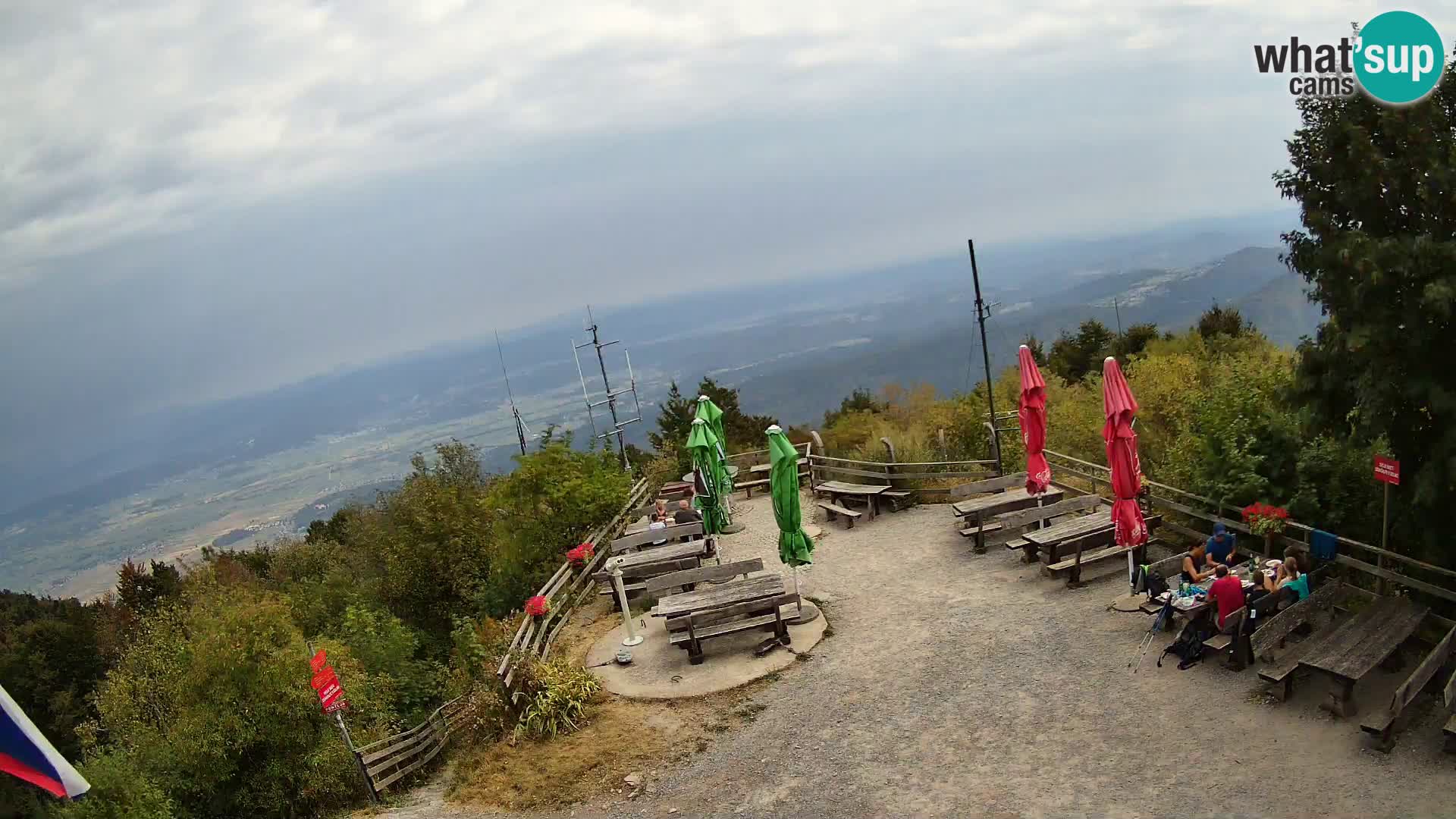 webcam Baita Krim vicino Ljubljana – Slovenia – vista su Grosuplje