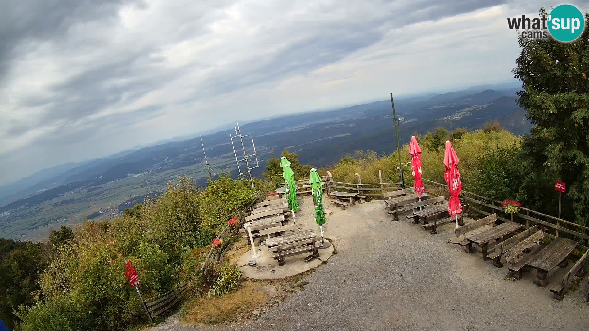 webcam Baita Krim vicino Ljubljana – Slovenia – vista su Grosuplje