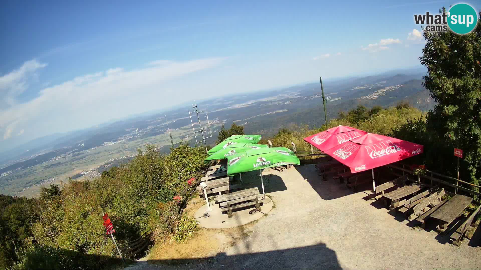 webcam Baita Krim vicino Ljubljana – Slovenia – vista su Grosuplje