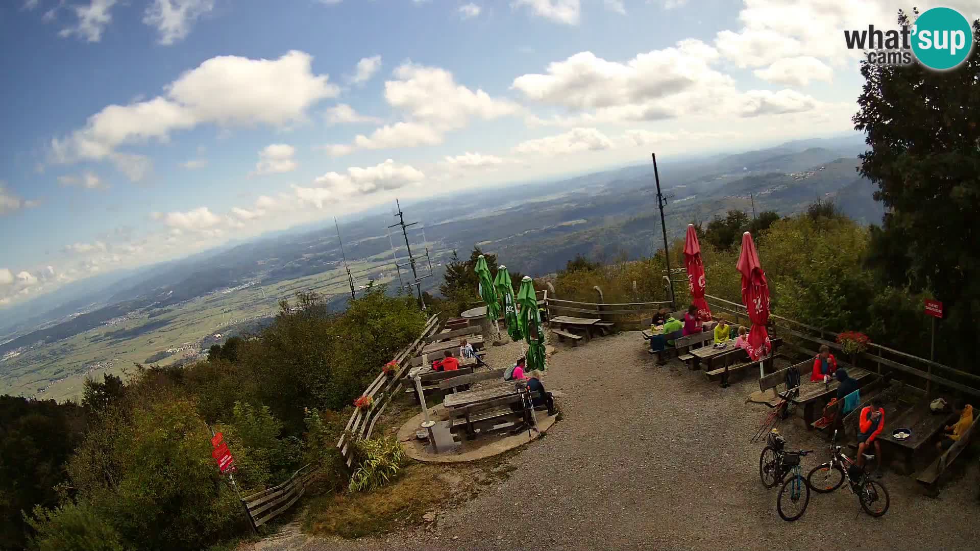 webcam Baita Krim vicino Ljubljana – Slovenia – vista su Grosuplje