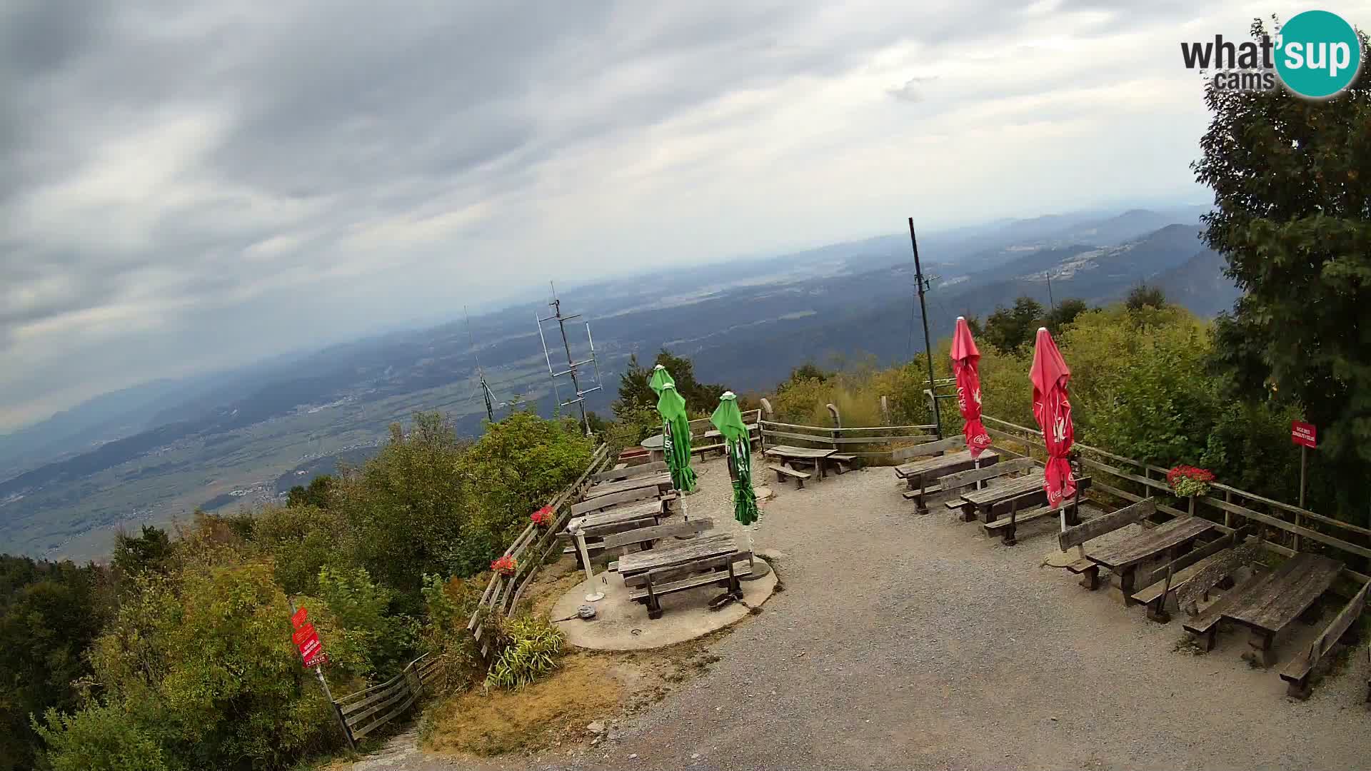webcam Baita Krim vicino Ljubljana – Slovenia – vista su Grosuplje