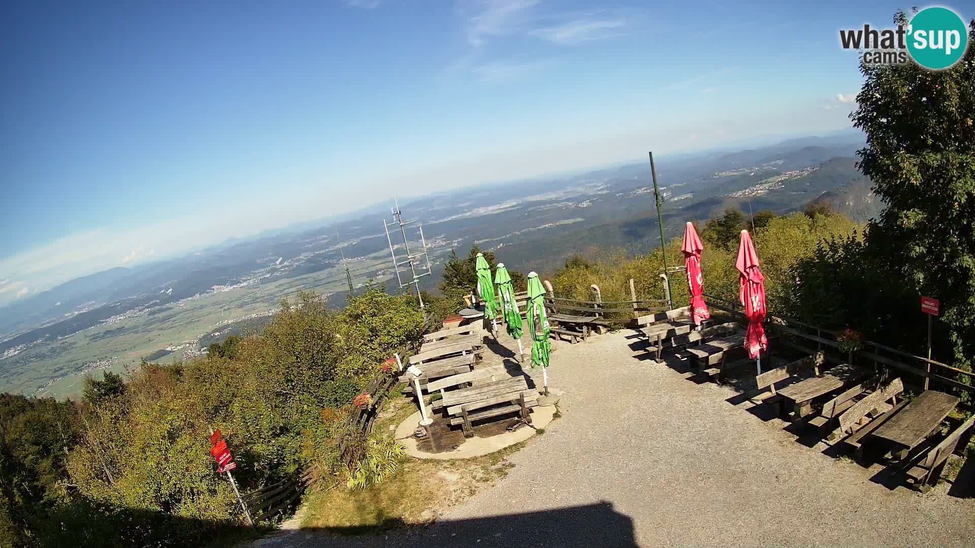 webcam Baita Krim vicino Ljubljana – Slovenia – vista su Grosuplje