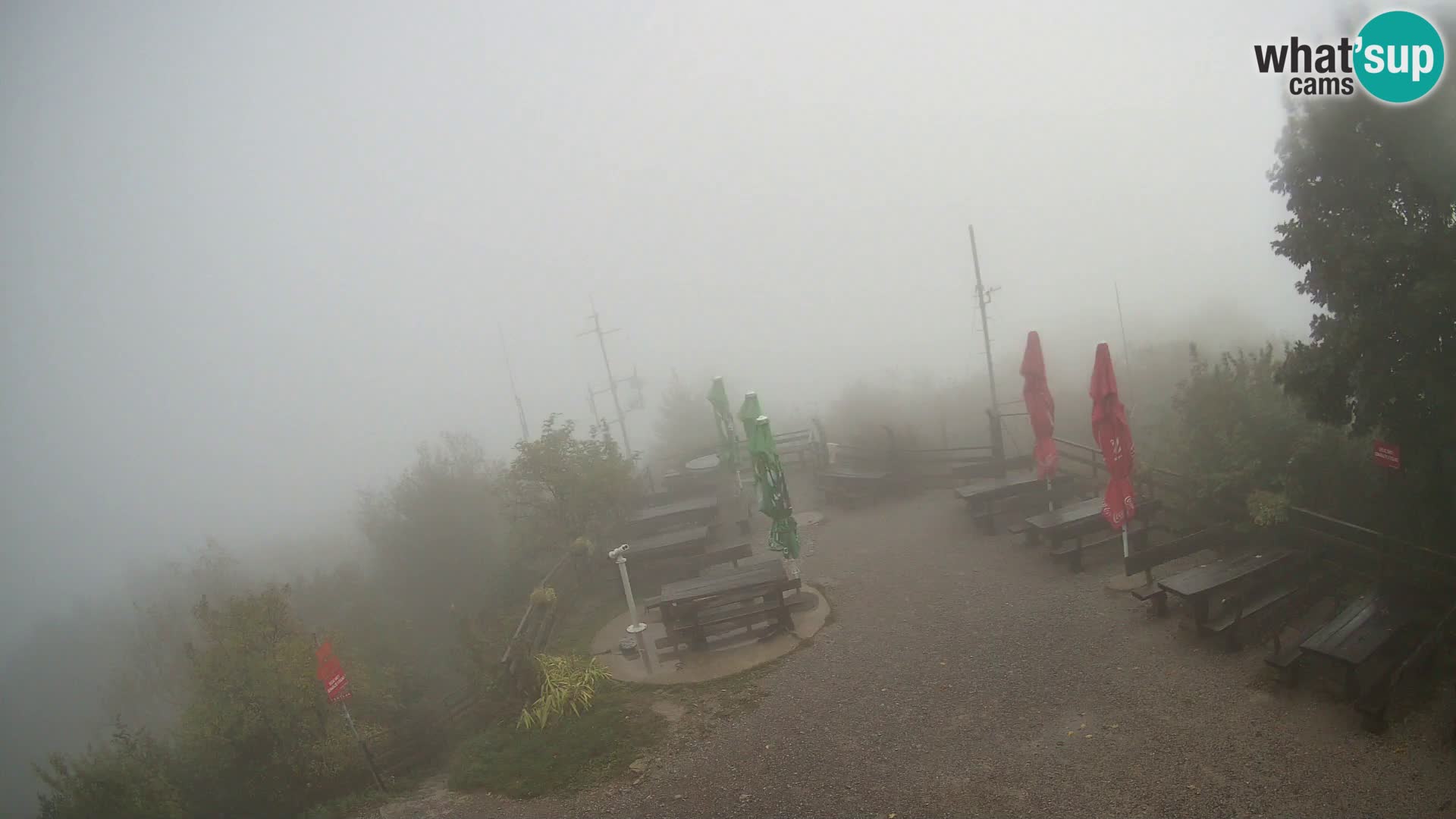 Mount Krim webcam near Ljubljana – Slovenia – view to Grosuplje