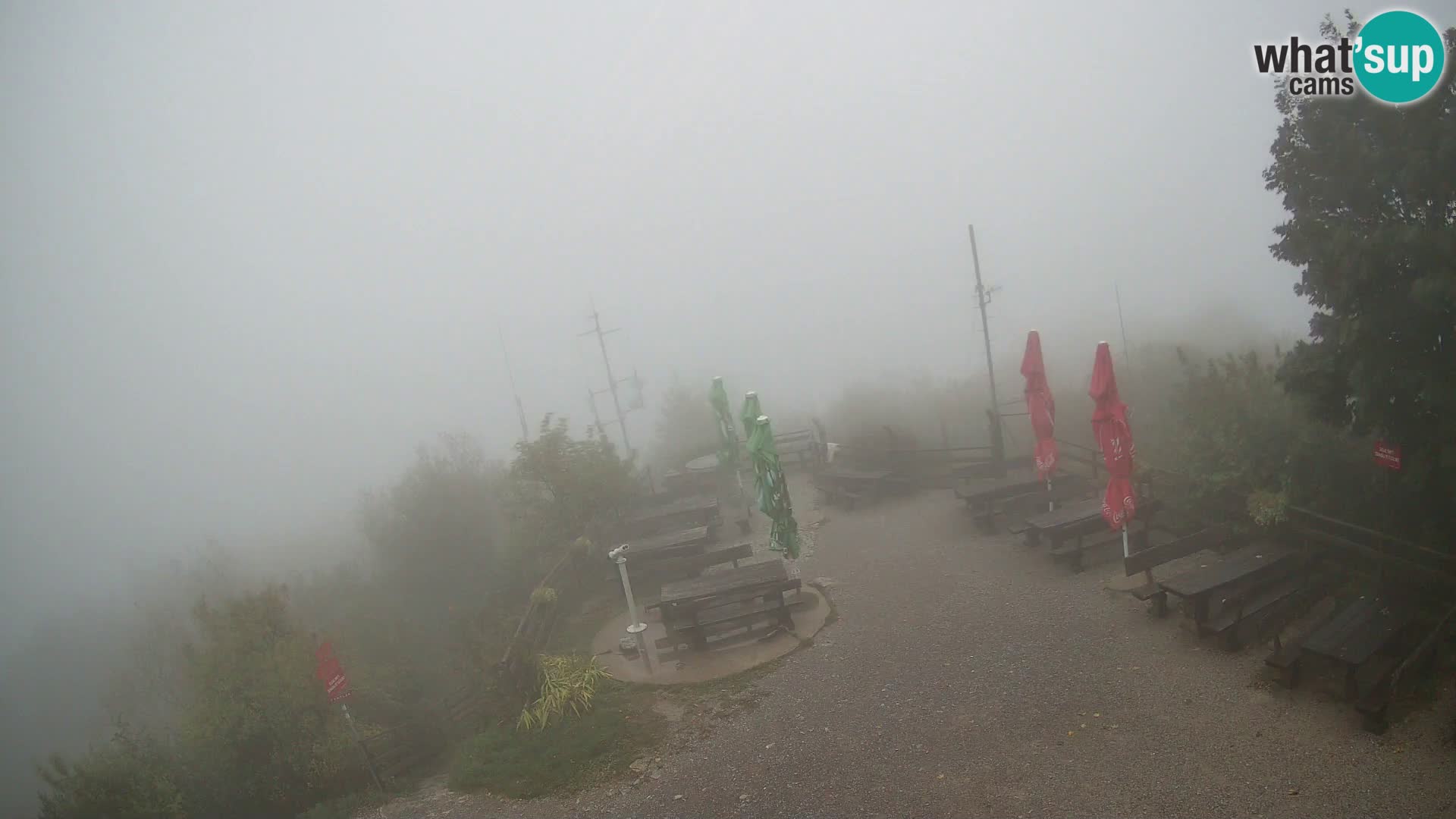 Mount Krim webcam near Ljubljana – Slovenia – view to Grosuplje