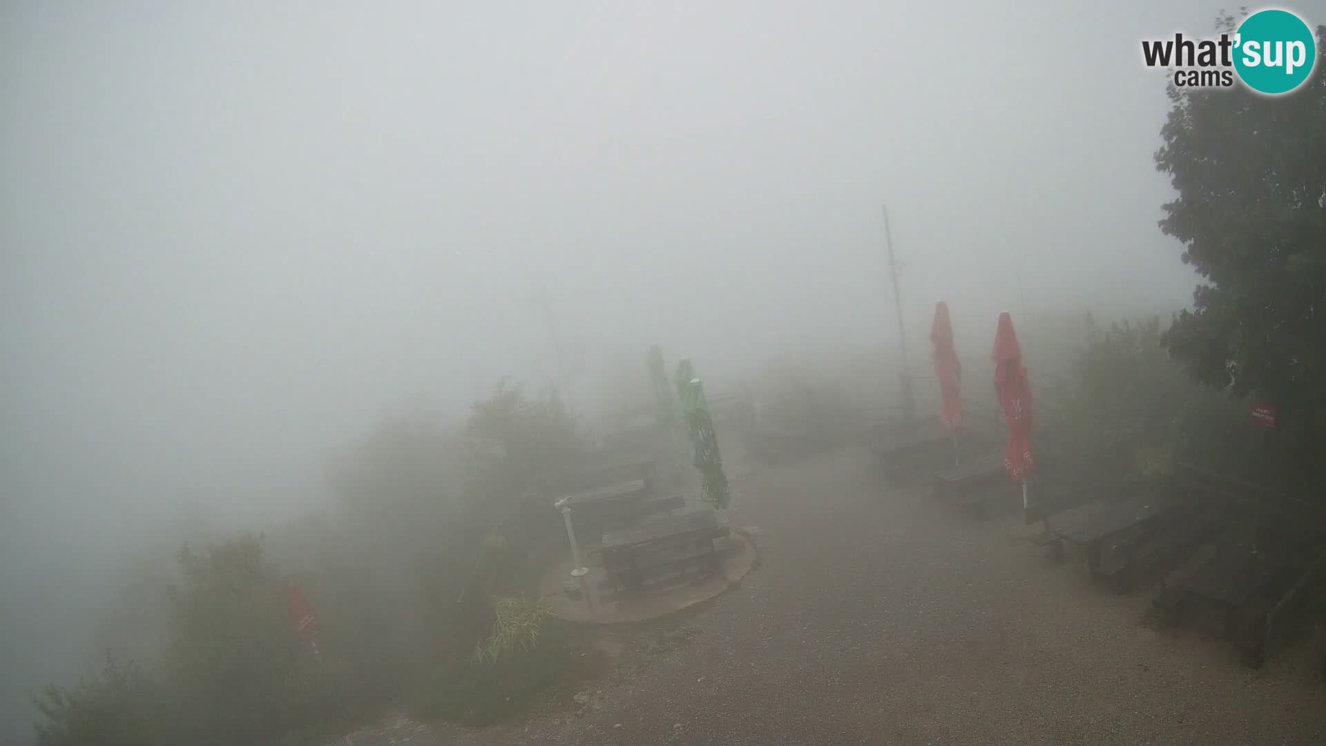 Mount Krim webcam near Ljubljana – Slovenia – view to Grosuplje