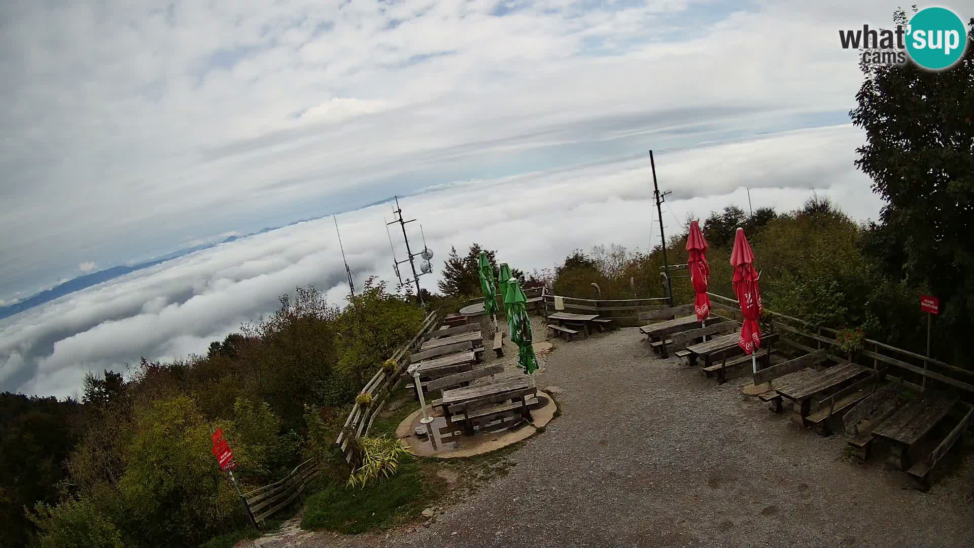 webcam Baita Krim vicino Ljubljana – Slovenia – vista su Grosuplje