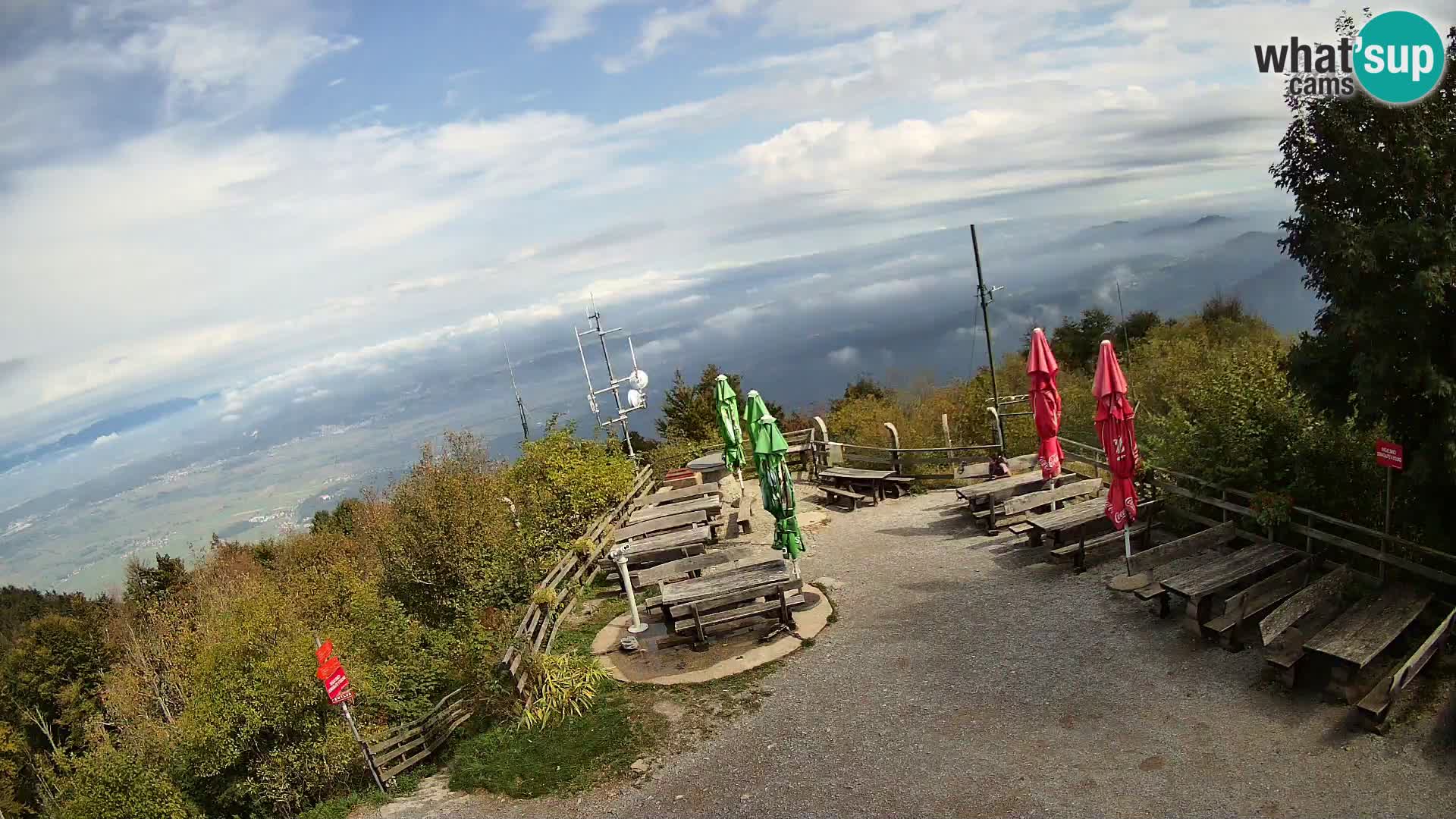 webcam Baita Krim vicino Ljubljana – Slovenia – vista su Grosuplje