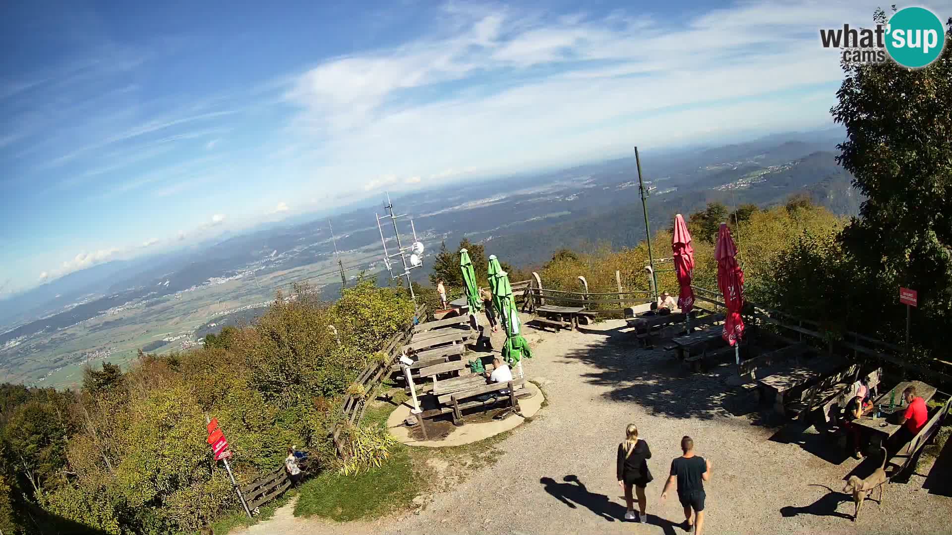 Spletna kamera Krim pri Ljubljani – pogled proti Grosuplju