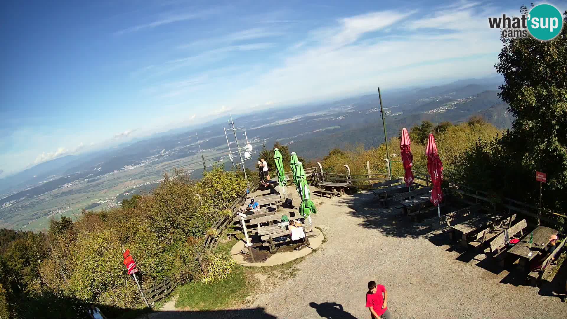 webcam Baita Krim vicino Ljubljana – Slovenia – vista su Grosuplje