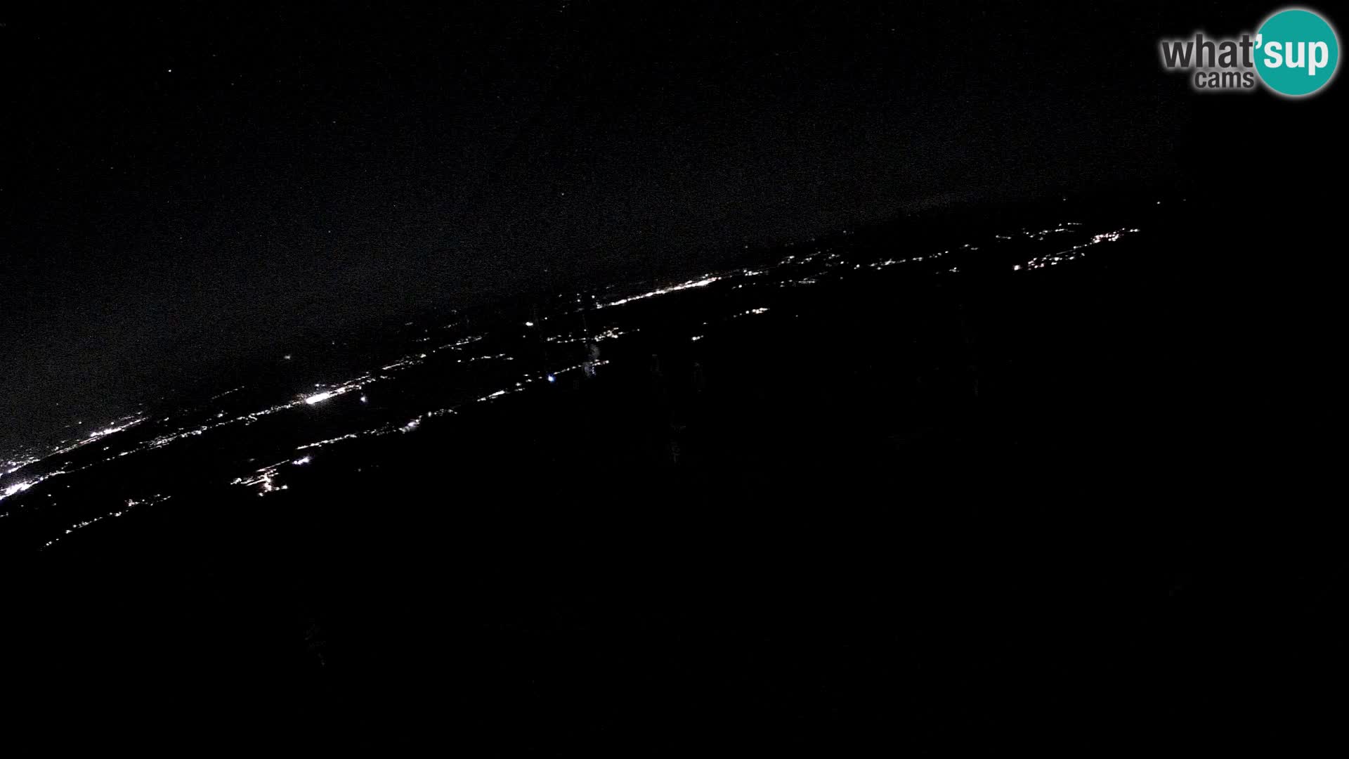 Mount Krim webcam near Ljubljana – Slovenia – view to Grosuplje