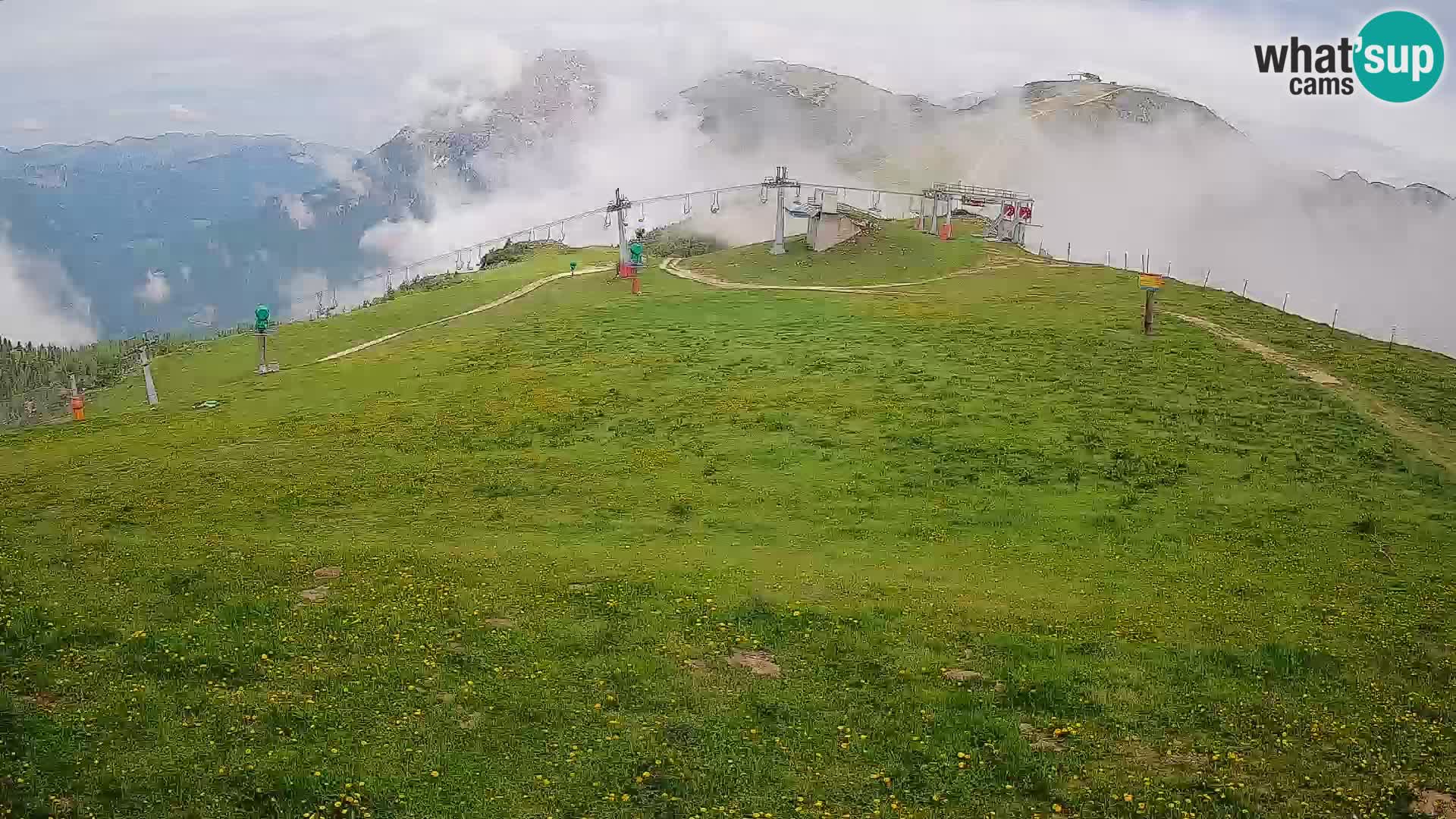 webcam Krvavec – top of the mountain
