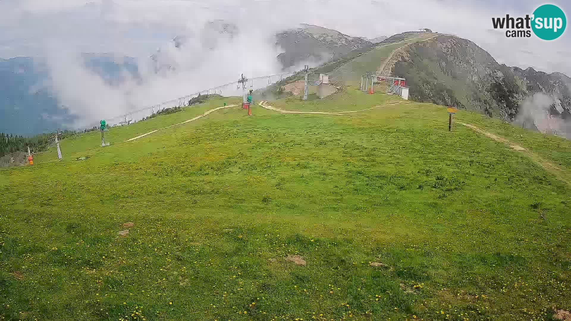 webcam Krvavec – top of the mountain