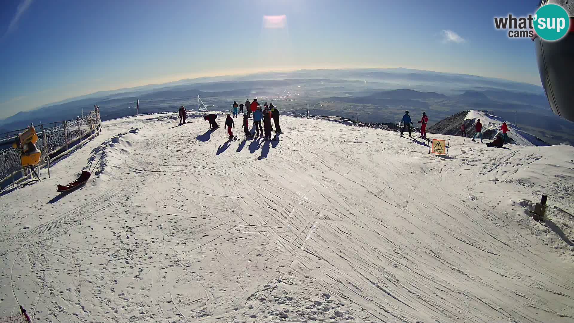 Spletna kamera Smučišče Krvavec – Veliki Zvoh  – 1971m