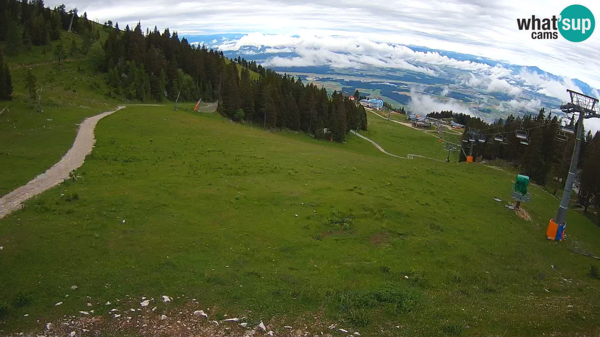 Krvavec webcam livestreaming – Gospinca