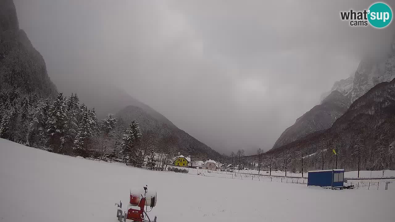 Cámara web en vivo Estación de esquí Log pod Mangartom – Bovec – Eslovenia