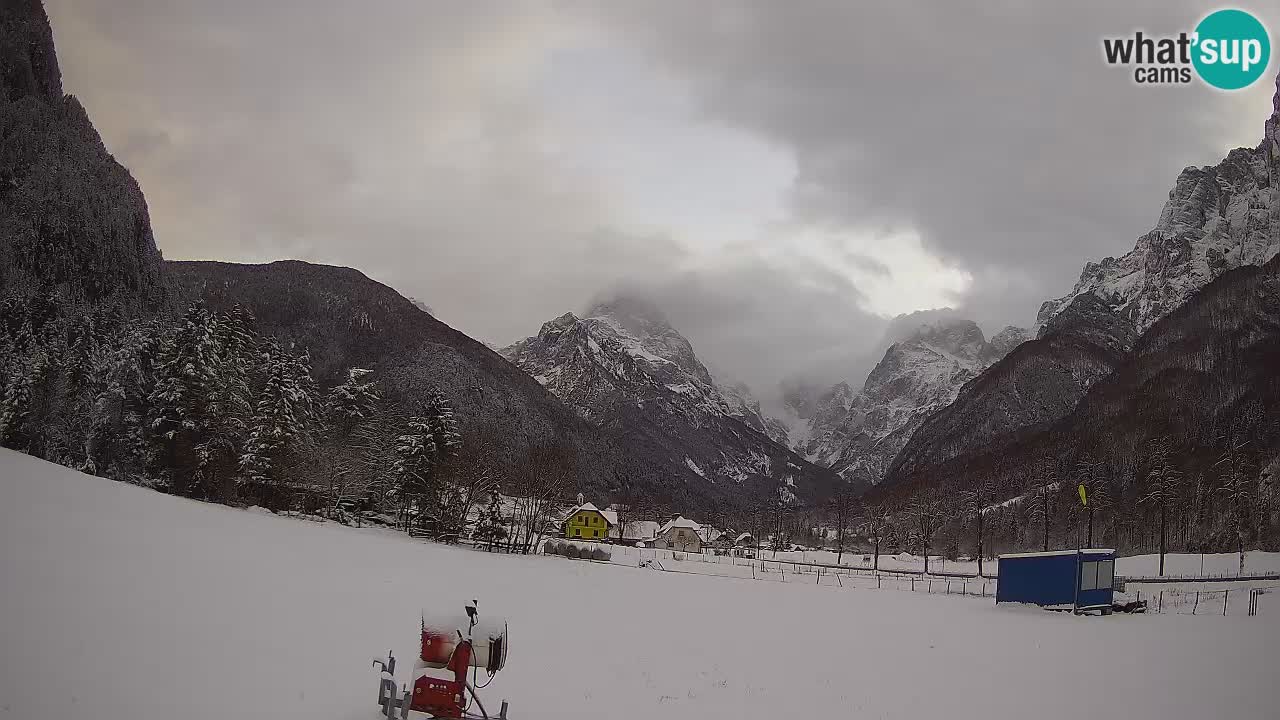 Cámara web en vivo Estación de esquí Log pod Mangartom – Bovec – Eslovenia