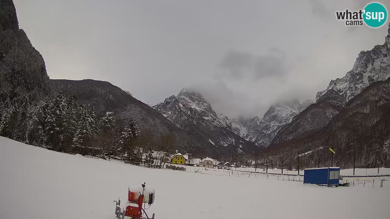 Cámara web en vivo Estación de esquí Log pod Mangartom – Bovec – Eslovenia