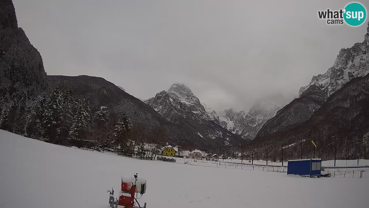 Cámara web en vivo Estación de esquí Log pod Mangartom – Bovec – Eslovenia