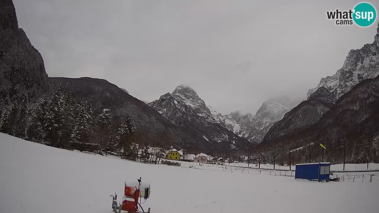 Cámara web en vivo Estación de esquí Log pod Mangartom – Bovec – Eslovenia