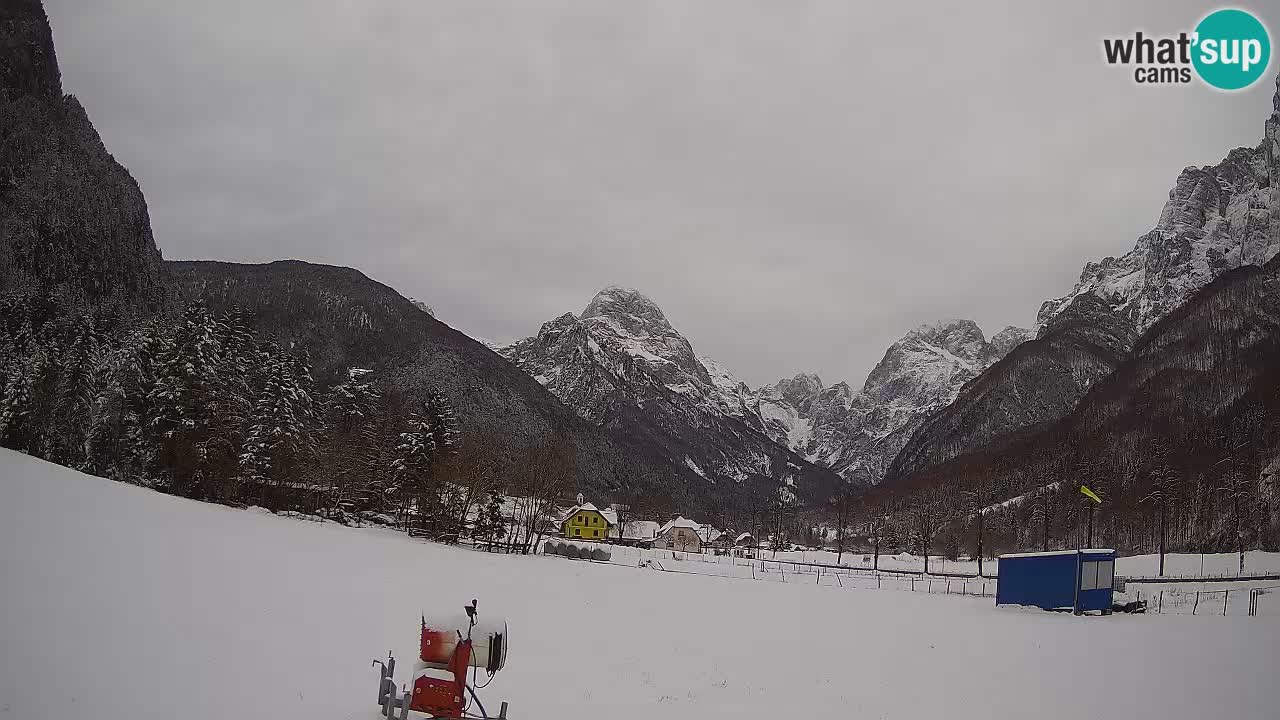 Cámara web en vivo Estación de esquí Log pod Mangartom – Bovec – Eslovenia