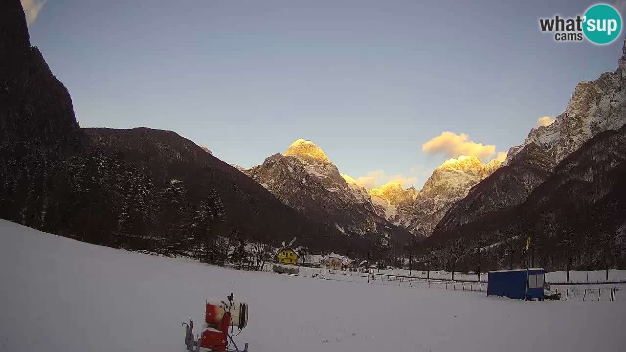 Cámara web en vivo Estación de esquí Log pod Mangartom – Bovec – Eslovenia