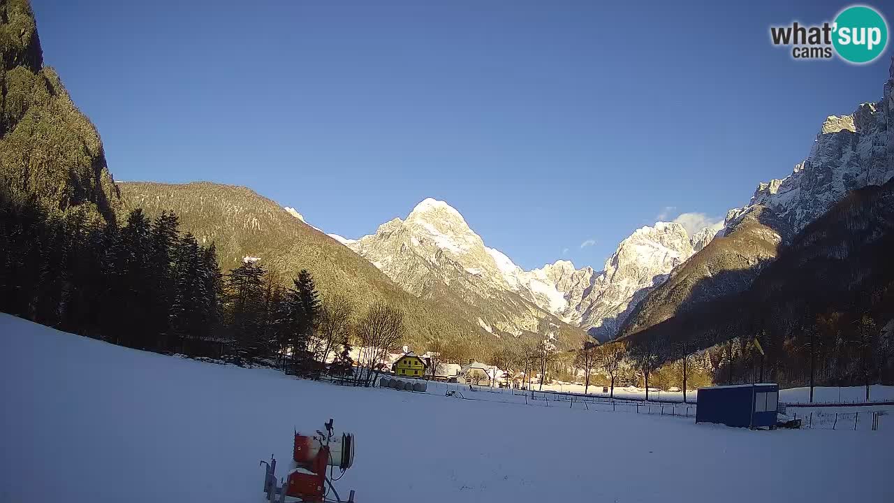 Cámara web en vivo Estación de esquí Log pod Mangartom – Bovec – Eslovenia